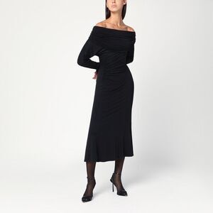 The Andamane Women's Black Zoe Midi Dress